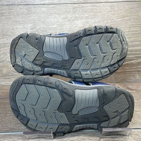Keen Newport H2 Waterproof Blue Depths Gargoyle Toddler Boy Sz 12 Hiking Sandals - Picture 8 of 10